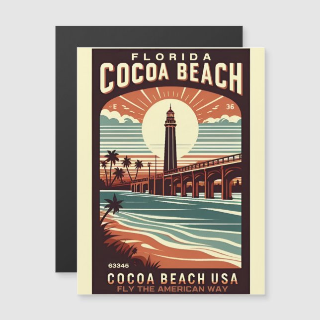 Cocoa Beach City Florida coast line gifts (Front/Back)