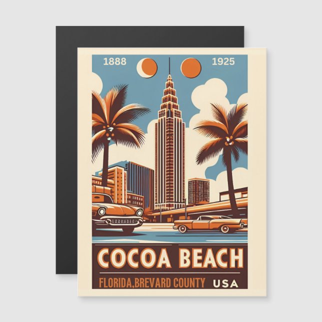 Cocoa Beach City Florida coast line gifts (Front/Back)