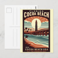 Cocoa Beach City Florida coast line gifts