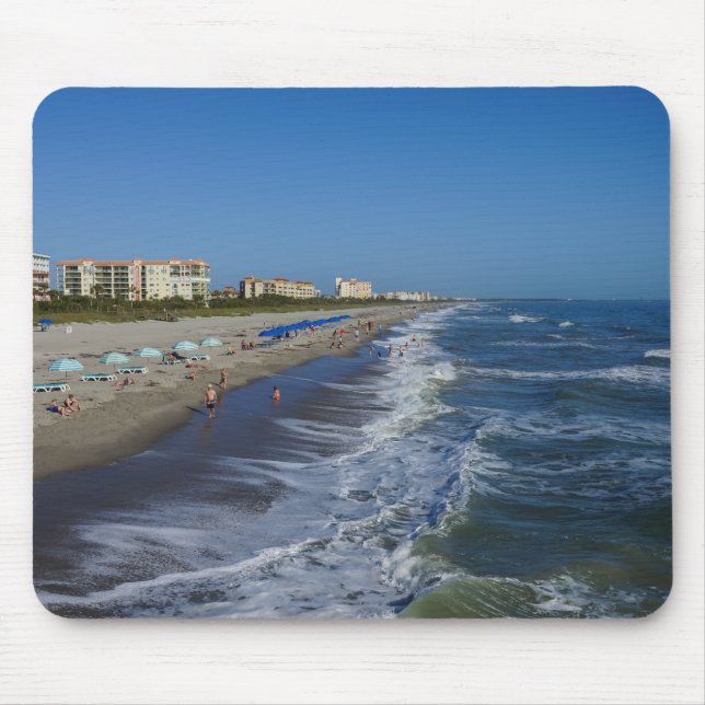 Cocoa Beach Coastline Mouse Mat (Front)