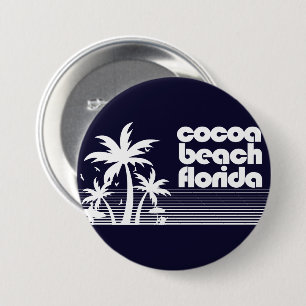 Cocoa Beach Florida 7.5 Cm Round Badge