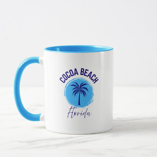  Cocoa Beach Florida Coffee Mug (Left)