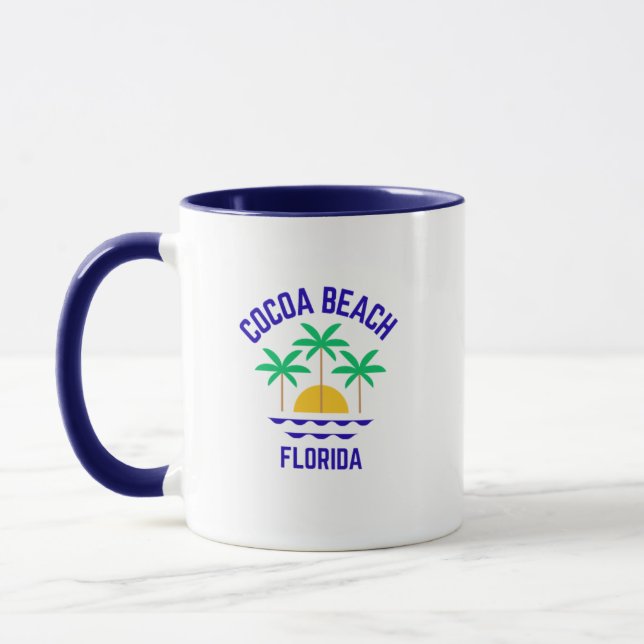  Cocoa Beach Florida Coffee Mug (Left)