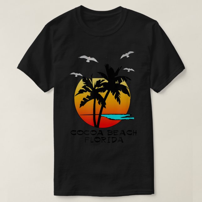 COCOA BEACH FLORIDA, DESTINATION  T-Shirt (Design Front)