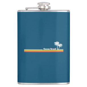 Cocoa Beach Florida Hip Flask