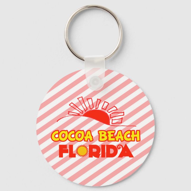 Cocoa Beach, Florida Key Ring (Front)