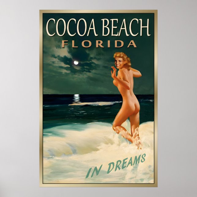 COCOA BEACH Florida -New Original Marilyn Monroe Poster (Front)