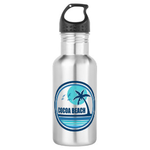 Cocoa Beach Florida Palm Tree Birds 532 Ml Water Bottle