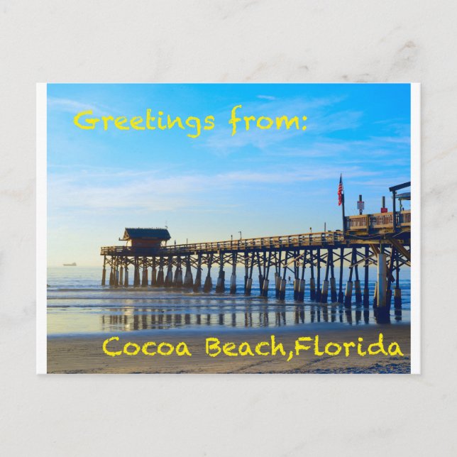Cocoa Beach Florida Postcard (Front)