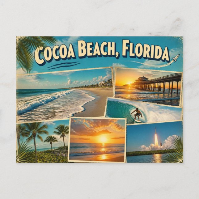 Cocoa Beach, Florida Postcard (Front)
