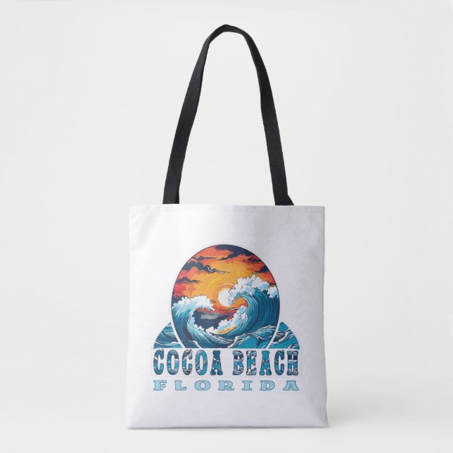 Cocoa Beach Florida Tote Bag (Front)