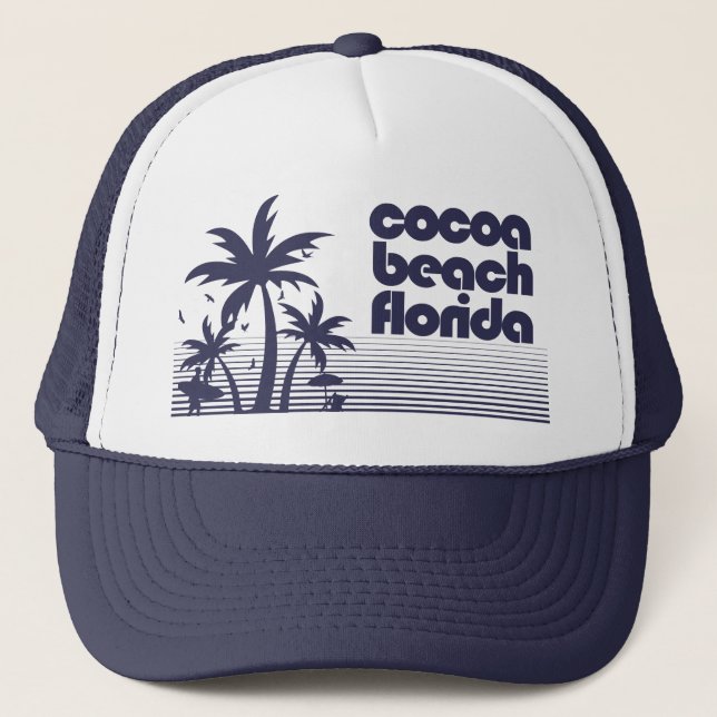 Cocoa Beach Florida Trucker Hat (Front)