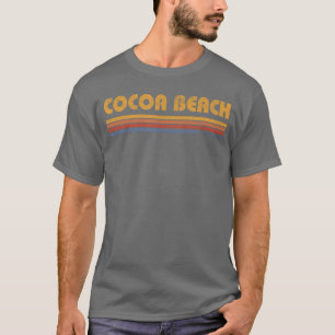 Cocoa Beach Florida Vintage Throwback Vacation Sou T-Shirt