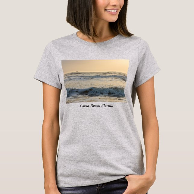 Cocoa Beach Paddleboarding T-Shirt (Front)