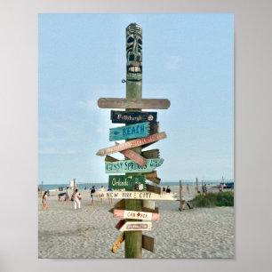 Cocoa Beach Pier Photograph Poster