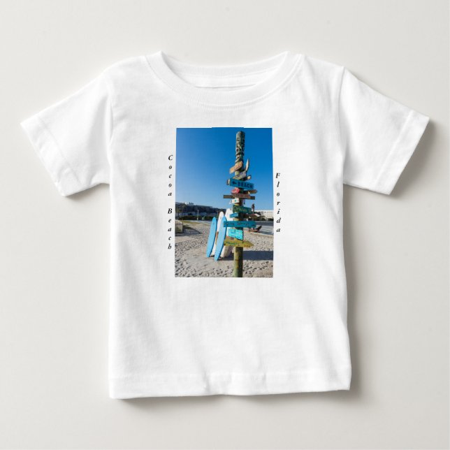 Cocoa Beach Tiki Totem Baby T-Shirt (Front)