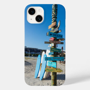 Cocoa Beach Tiki Totem iPhone Case