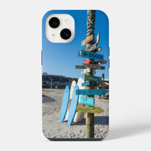 Cocoa Beach Tiki Totem iPhone Case