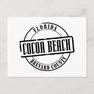 Cocoa Beach Title Postcard