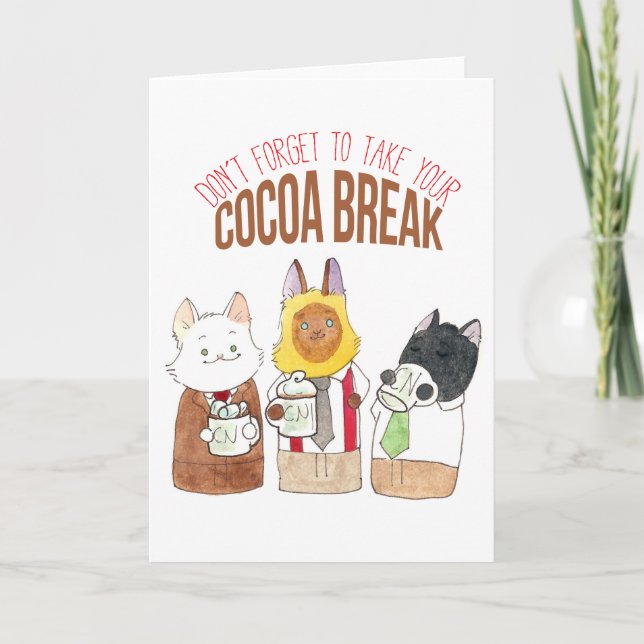 Cocoa Break Card (Front)
