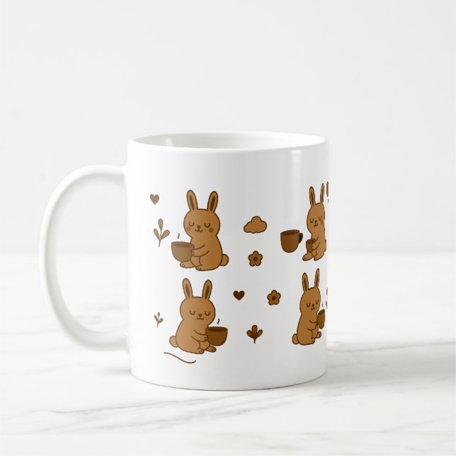 Cocoa Bunny Dreams Mug (Left)