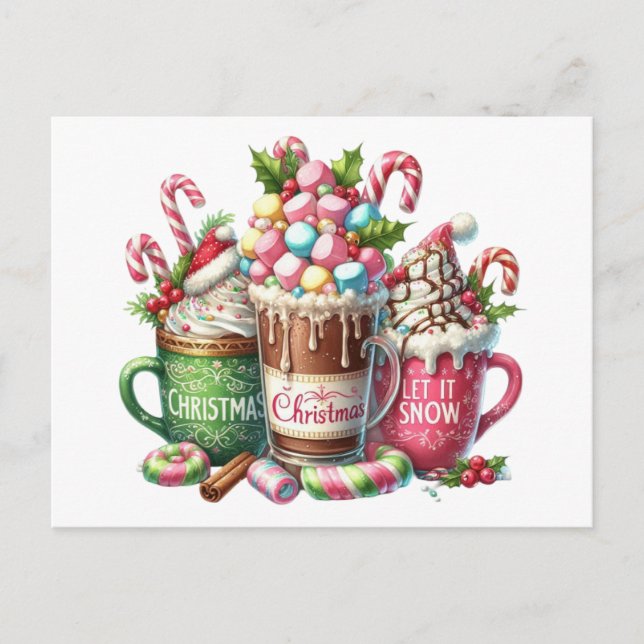 Cocoa Christmas Postcard (Front)