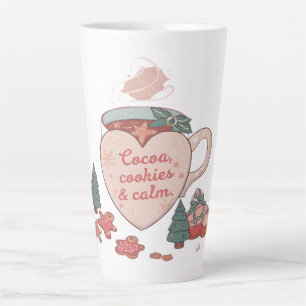 Cocoa, Cookies & Calm – Pastel Christmas CoT-Shirt Latte Mug