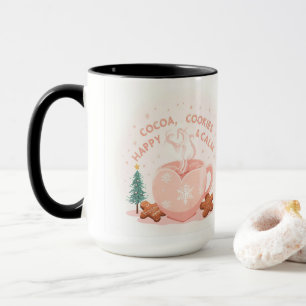 Cocoa, Cookies & Calm – Pastel Christmas CoT-Shirt Mug