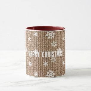 Cocoa Cream Snowflakes Christmas Mug