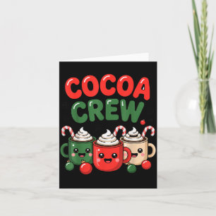 Cocoa Crew Christmas Hot Chocolate Pajamas For Fam Card