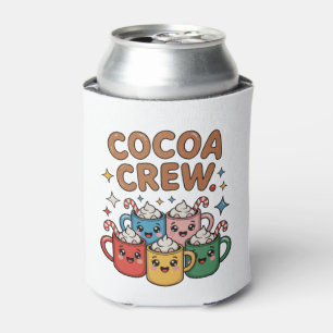 Cocoa Crew Hot Chocolate Kawaii Christmas Xmas Can Cooler