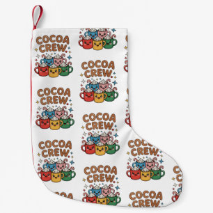 Cocoa Crew Hot Chocolate Kawaii Christmas Xmas Small Christmas Stocking