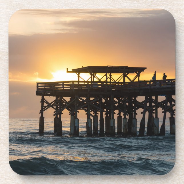 Cocoa First Sunrise Coaster (Front)