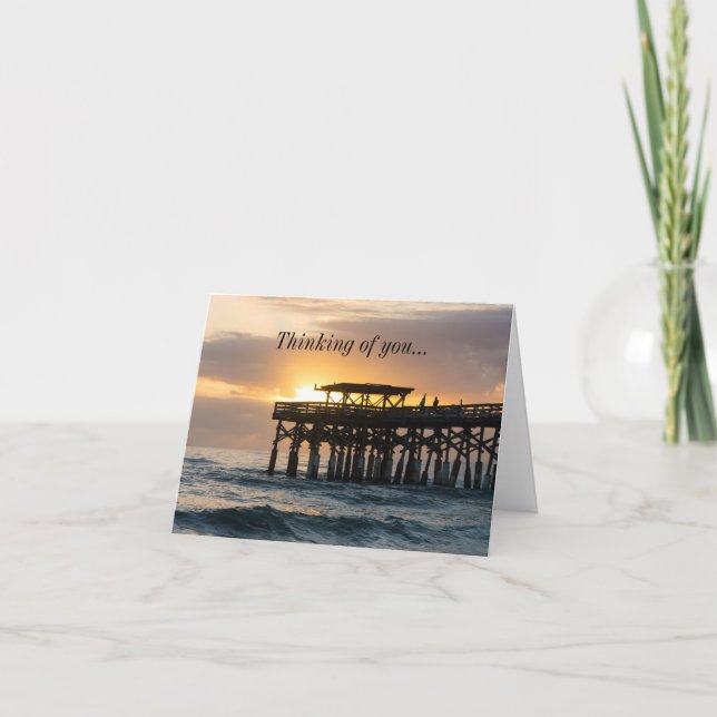 Cocoa First Sunrise Thinking Of You Card (Front)