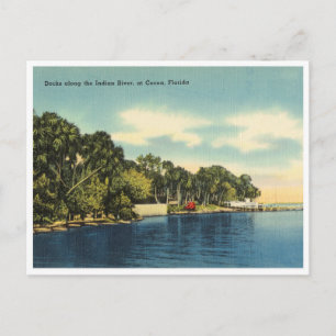 Cocoa, Florida Indian River vintage Postcard