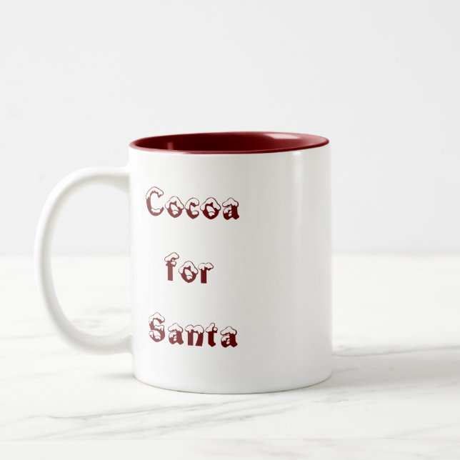 Cocoa for Santa Mug (Left)