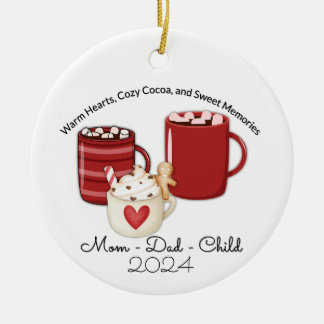 Cocoa for Three Ceramic Tree Decoration