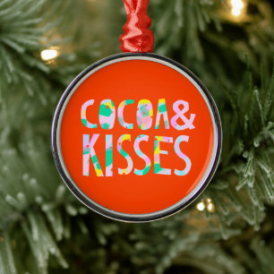 Cocoa & Kisses Metal Tree Decoration