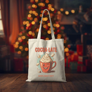 Cocoa-late – Funny Christmas Hot Cocoa Pun  Tote Bag