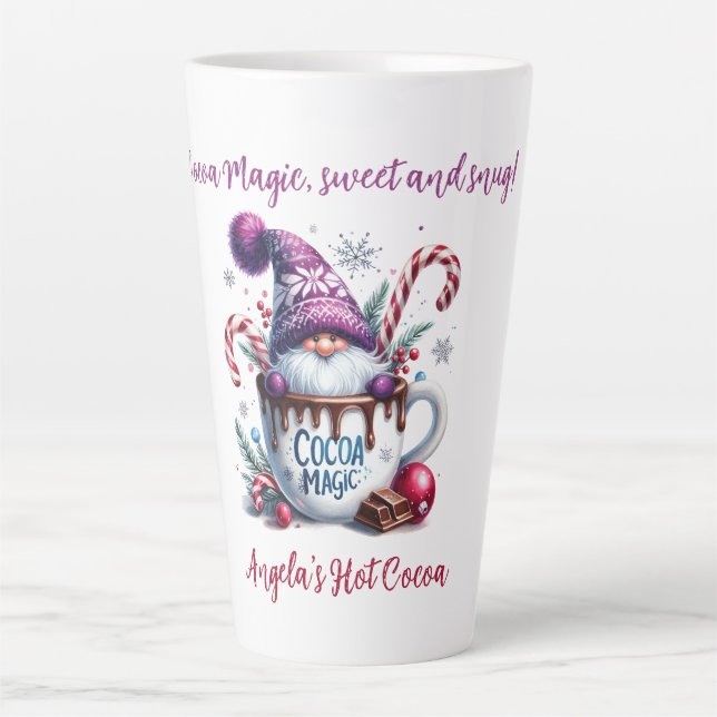Cocoa Magic Gnome Latte Mug (Front)