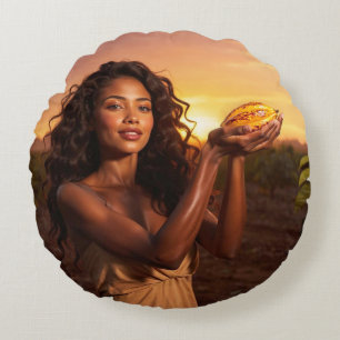 COCOA MAGIC ROUND CUSHION