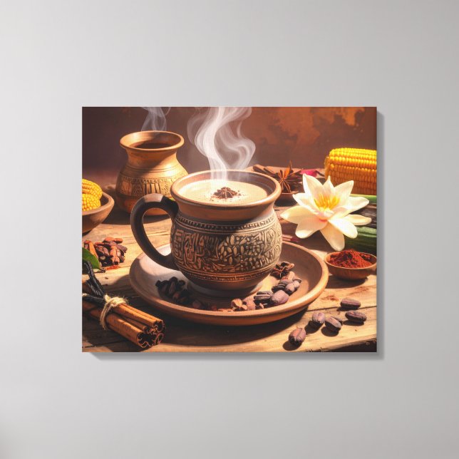 COCOA - MAYA - AZTEC CANVAS PRINT (Front)