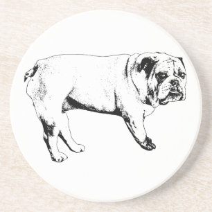 Cocoa Night Bulldog Coasters