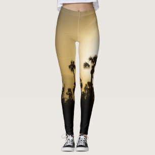 Cocoa Palm Silhouette Leggings