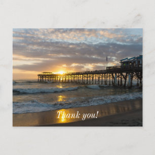 Cocoa Pier 1st Sunrise 2017 Postcard