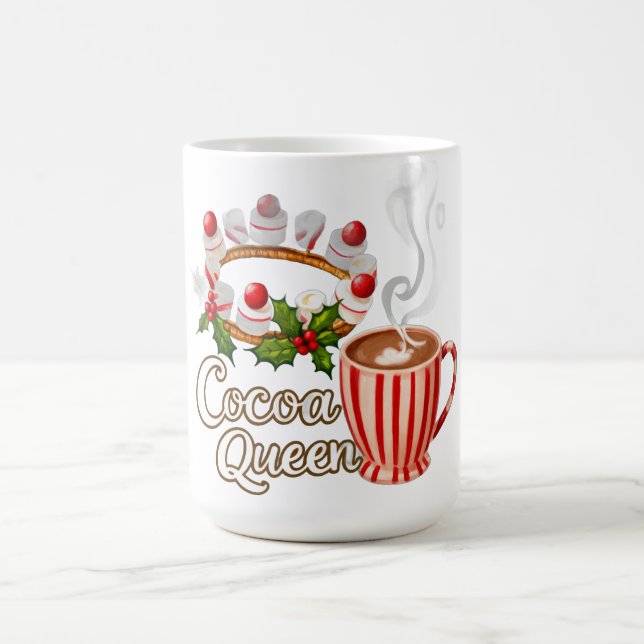 Cocoa Queen Funny Christmas Mug (Center)