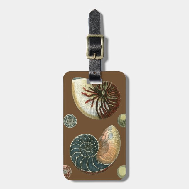 Cocoa Shell Luggage Tag (Front Vertical)