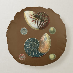 Cocoa Shell Round Cushion