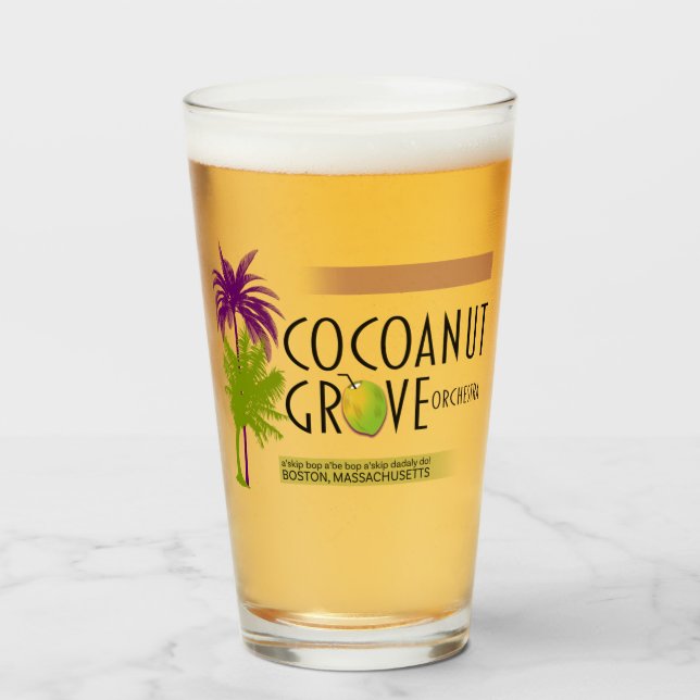 Cocoanut Grove Orchestra Tumbler Glass (Front Filled)
