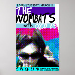 CoCoB's  at Spaceland Poster